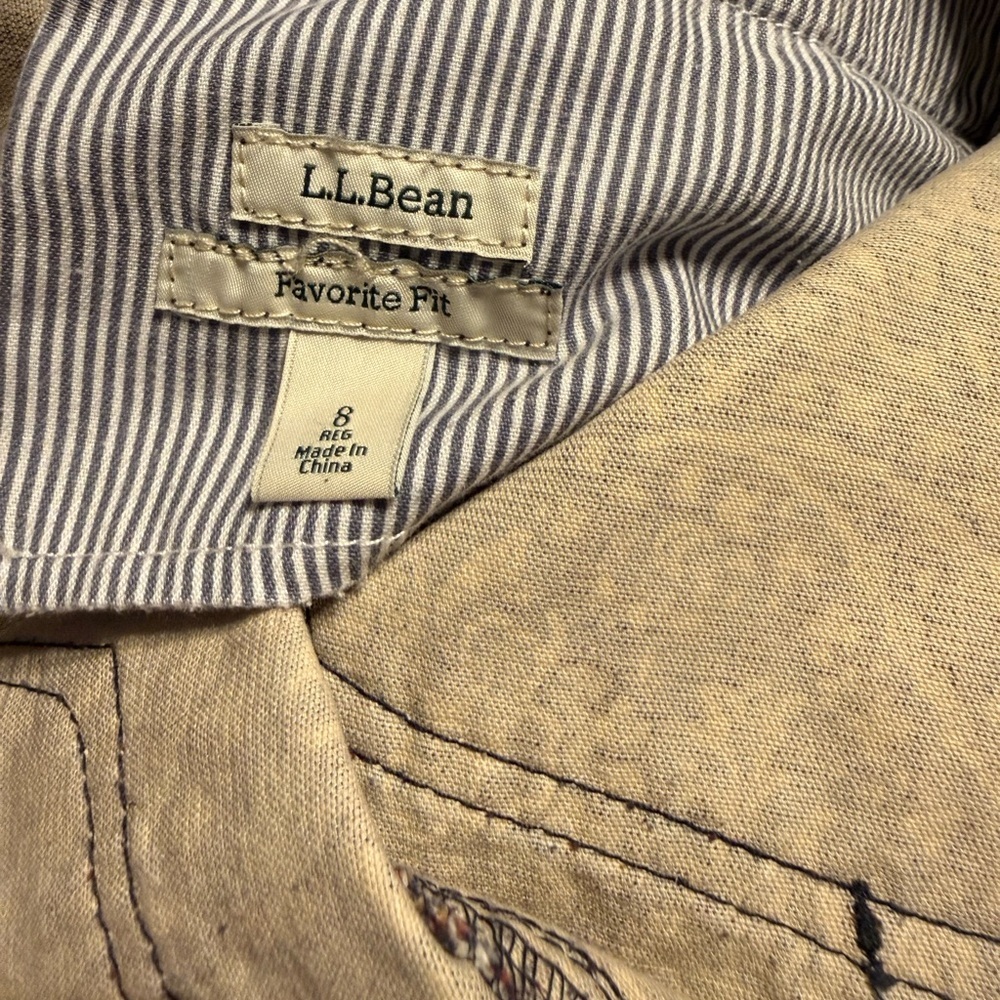 L.L. Bean Favorite Fir Paisley Print Corduroy Pencil Skirt - Picture 4 of 4